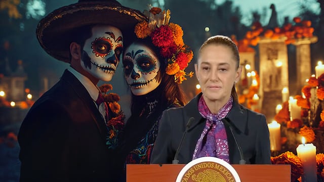 Claudia Sheinbaum habla de su perspectiva sobre la muerte por el Día de Muertos.