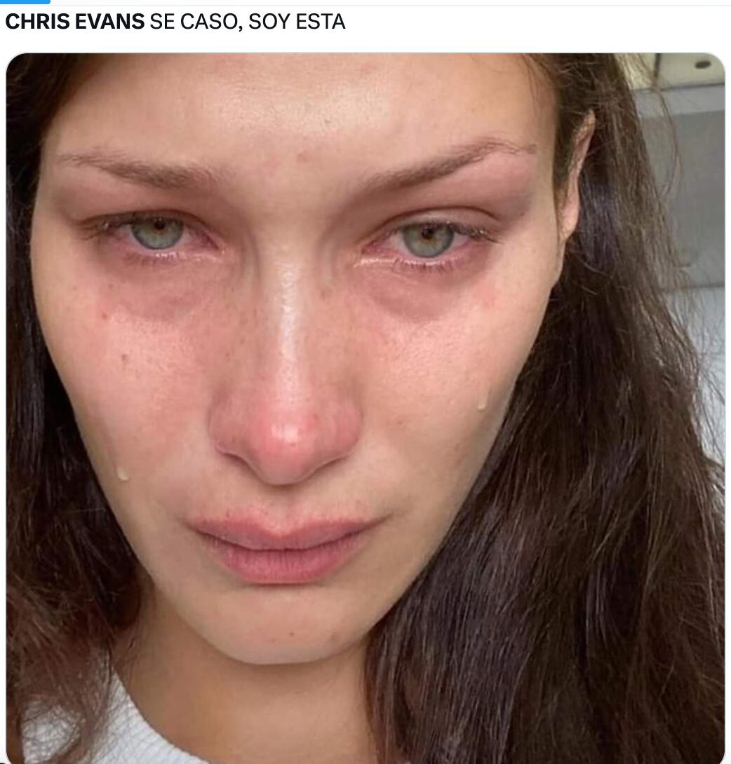 Memes de la supuesta boda secreta de Chris Evans y Alba Baptista