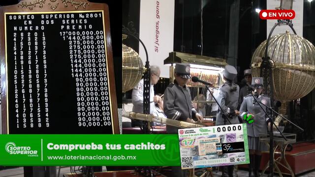 Resultados Sorteo Superior 2801 de Lotería Nacional en vivo: Ganadores de hoy 5 de abril