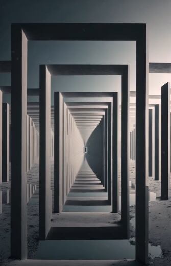 Representación de una inteligencia artificial sobre cómo es la vida después de la muerte