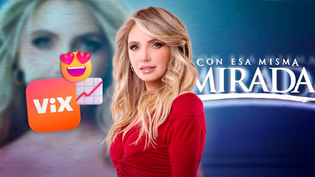 Angélica Rivera y Con esa misma mirada rompe récords tras su estreno en ViX