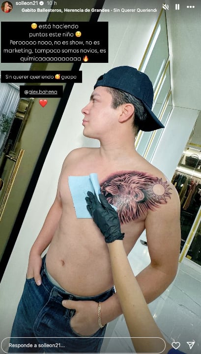 Sol León presume muestra de amor a Alex Bahena