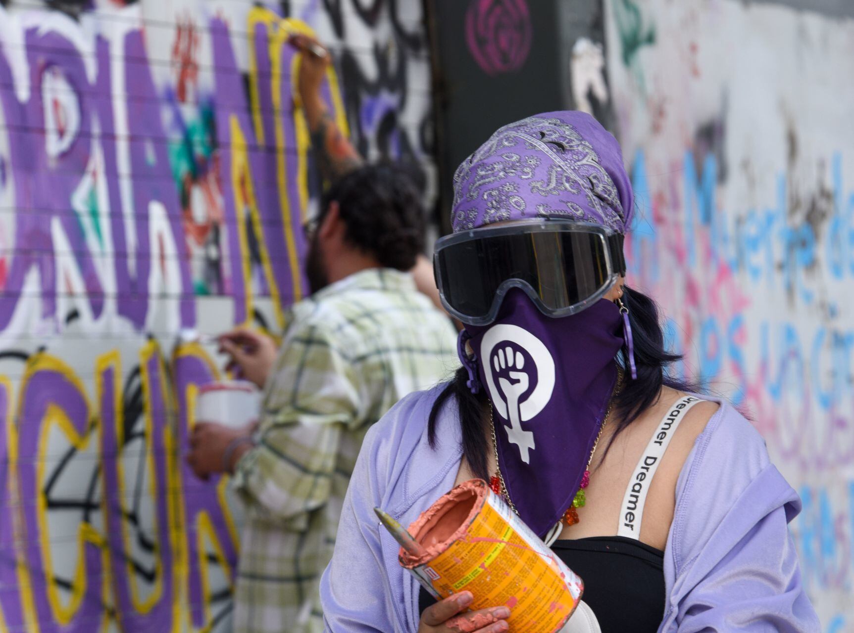 Protesta contra la violencia hacia las mujeres