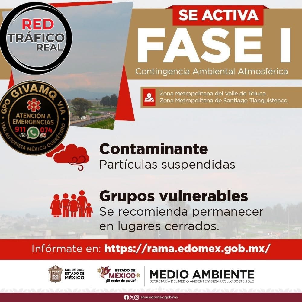 Contingencia ambiental Estado de México