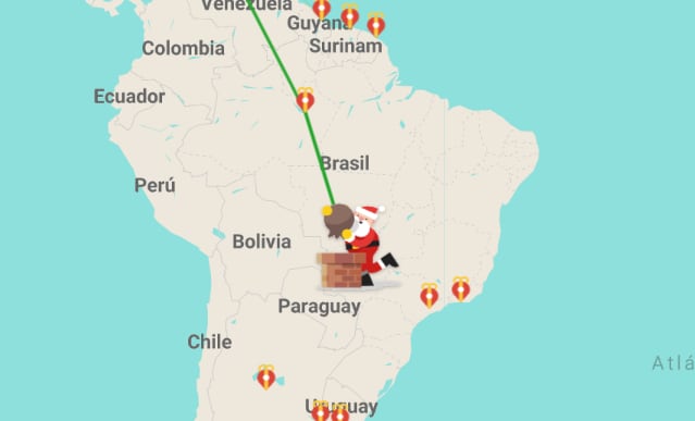 Santa Claus acaba de visitar Brasil; llegará pronto a México