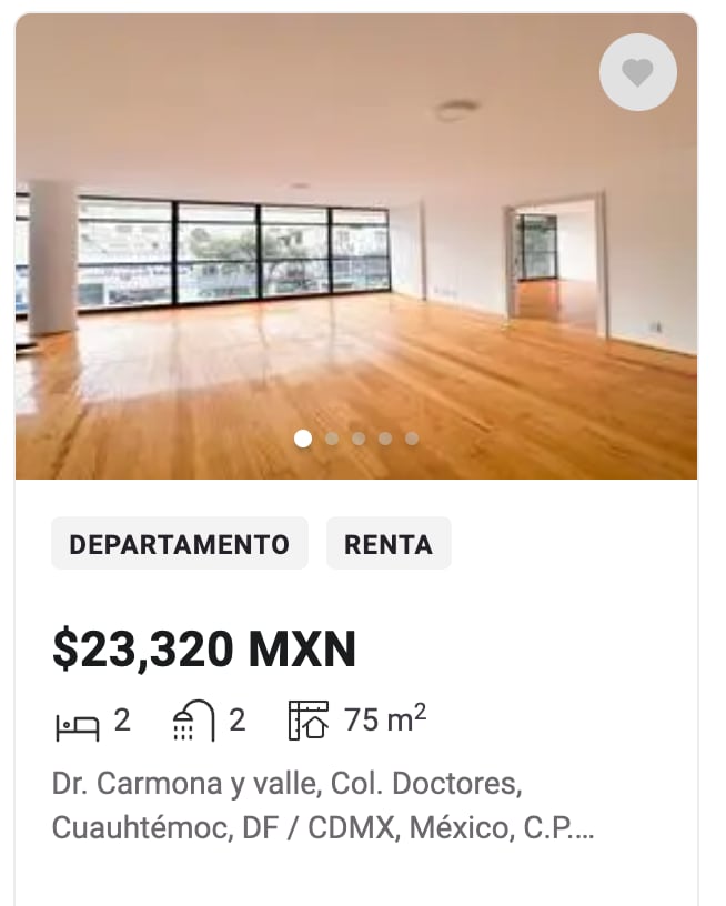 Rentas en la colonia Doctores CDMX