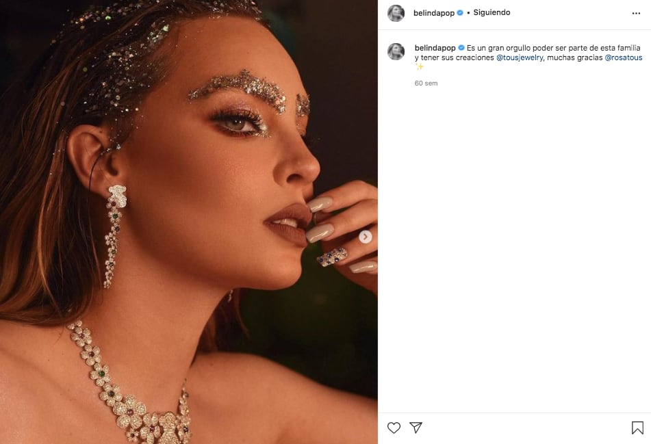 Belinda como embajadora de Tous