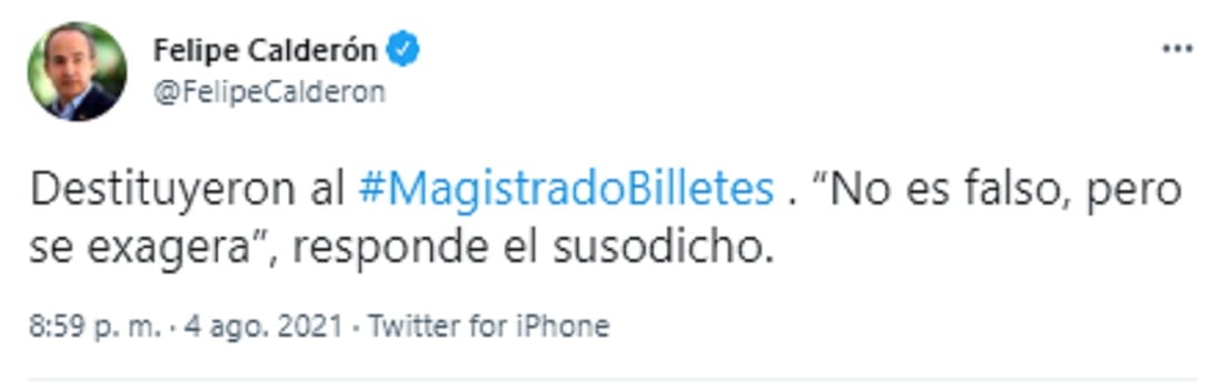 Felipe Calderón se burla de José Luis Vargas