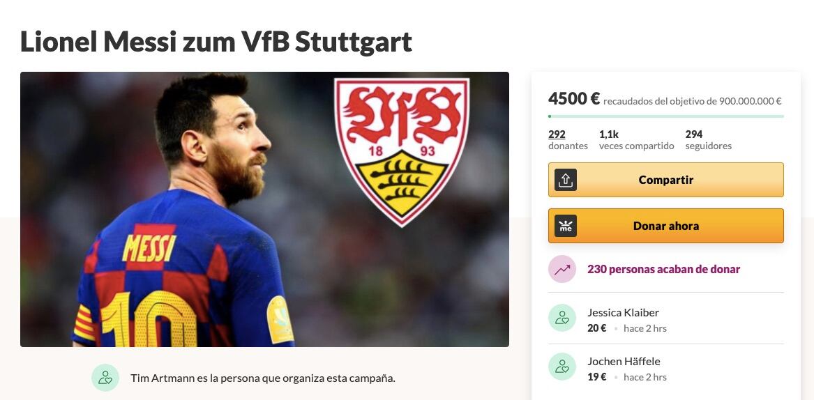 Messi Stuttgart