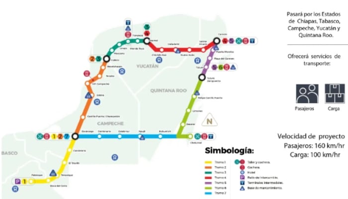 Tren Maya: AMLO y Claudia Sheinbaum realizan recorrido en Tramo 5