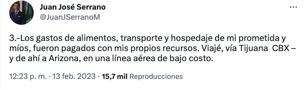 Claudia Sheinbaum pide a Juan José Serrano, contralor de CDMX, dar explicación sobre viaje al Super Bowl LVII
