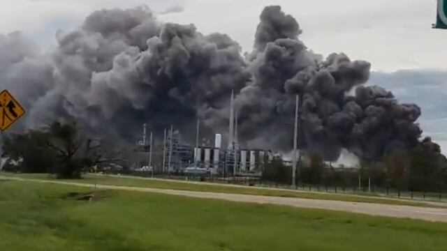 Incendio en planta de Luisiana