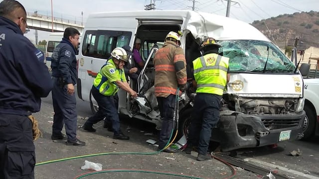 Accidente en la autopista México-Pachuca