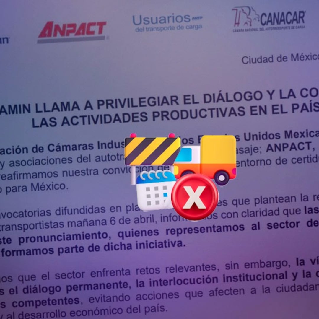 Concamin se deslinda de paro indefinido de transportistas de la ANTAC