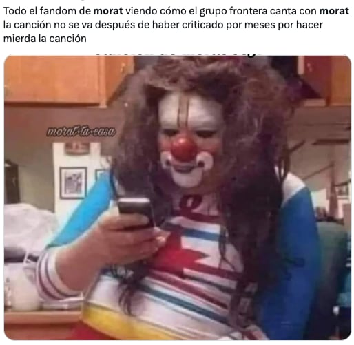 Memes de la colaboración entre Morat y Grupo Frontera tras cantar 'No se va'