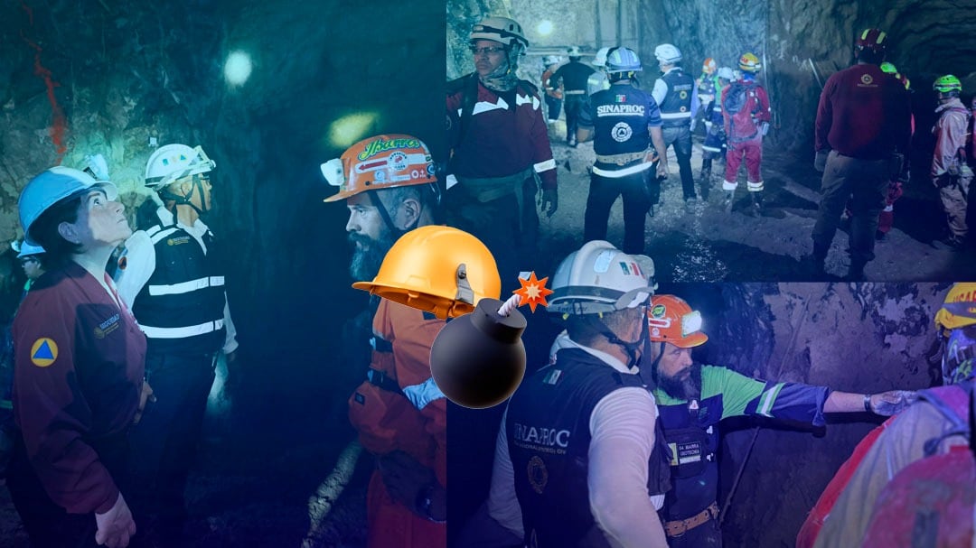 Instalan bomba y cableado para el rescate de mineros de Santa Fe