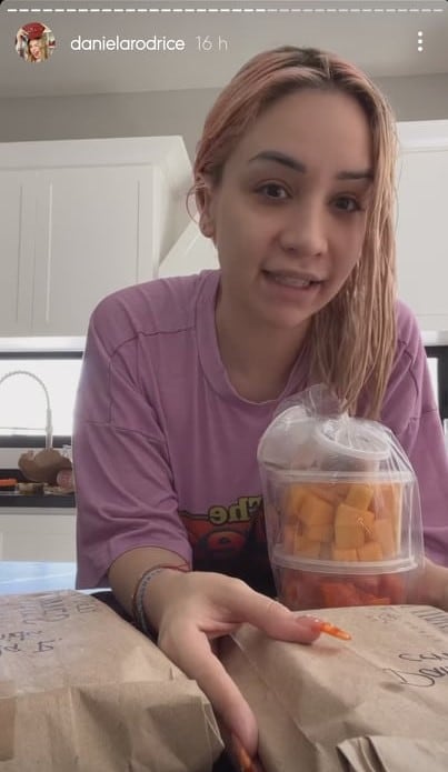 Daniela Rodrice comienza dieta.