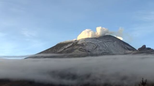 Volcán Popocatépetl el 24 de agosto