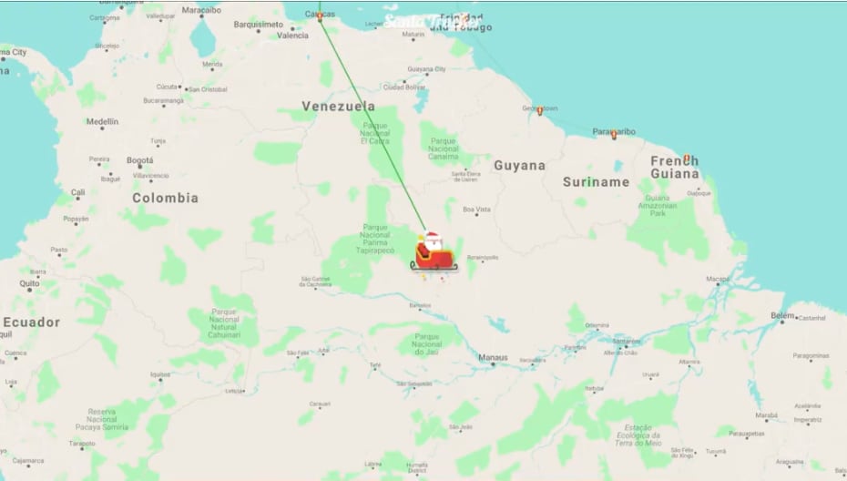 Mapa de Santa Claus