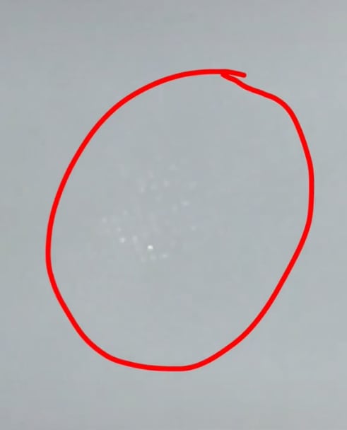 Flotilla de OVNIs en TikTok