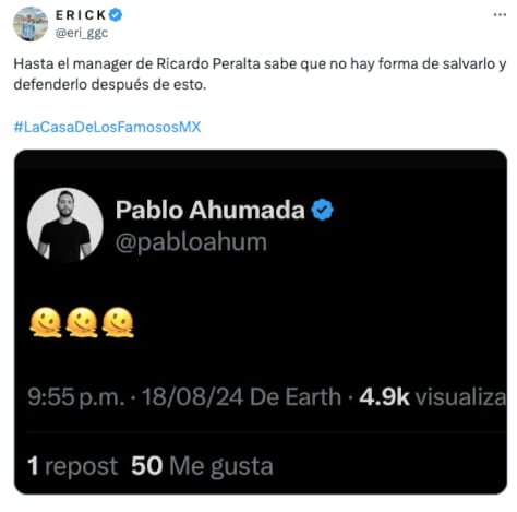 Ricardo Peralta podría quedarse sin mánager