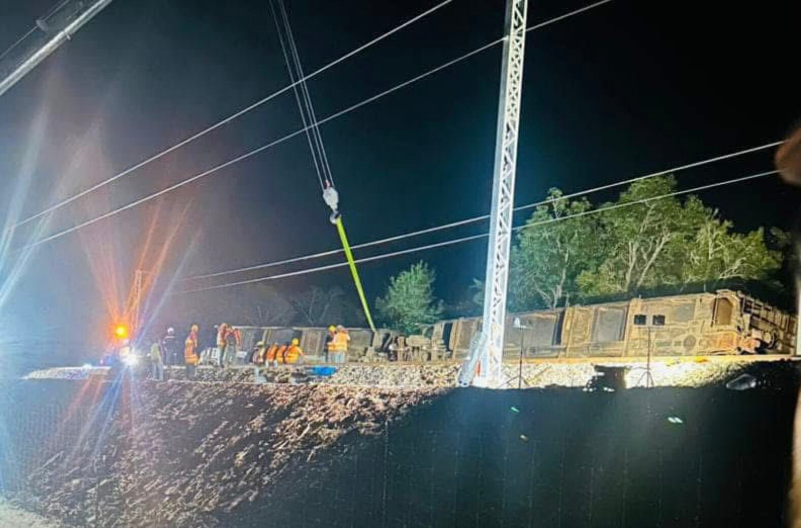 Tren Maya: Vagón de tren de carga se descarrila