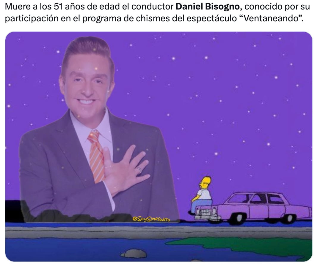 Memes de la muerte de Daniel Bisogno