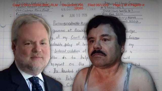 La nueva carta de El Chapo Guzmán al juez Cogan pide apelar su condena
