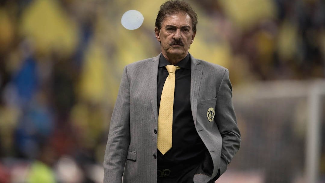 Ricardo La Volpe en su etapa con América.