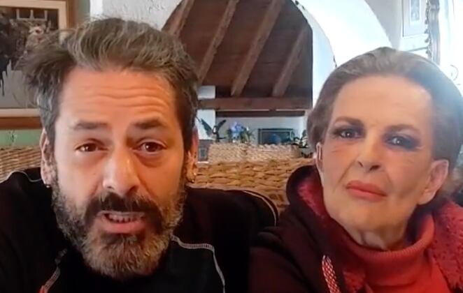 Talina Fernández y su hijo Patricio Levy