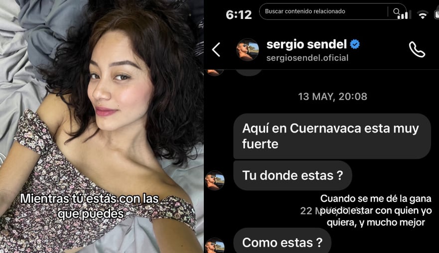 Mujer presume ser el ligue de Sergio Sendel