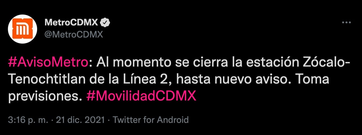 Metro CDMX