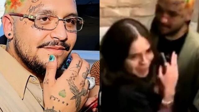 Christian Nodal intenta besar a una fan en la boca; ella lo rechaza