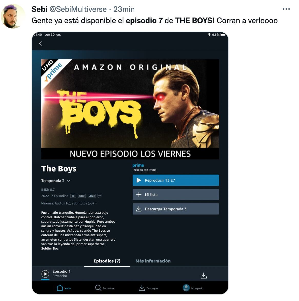 The Boys Episodio 7 Temporada 3