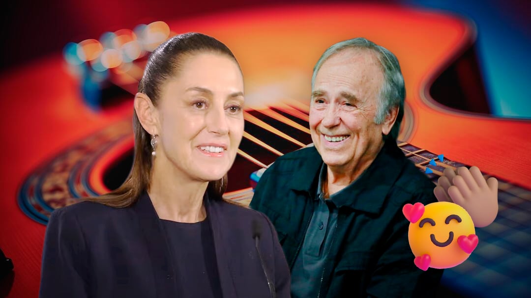 “Se hace camino al andar”: Sheinbaum se emocionó al encontrarse con Joan Manuel Serrat