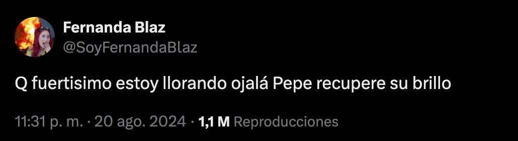 Fernanda Blaz defiende a Ricardo Peralta y le piden que se 'siente'