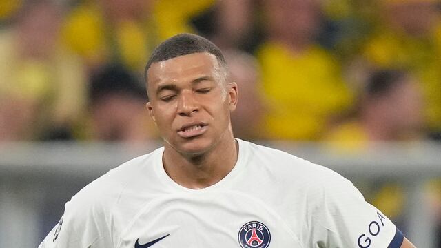 Kylian Mbappé con el PSG
