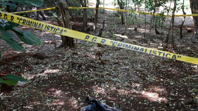 Zona con fosas clandestinas