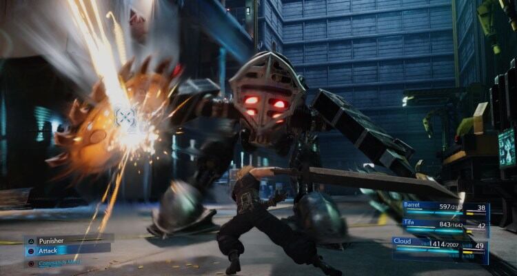 Final Fantasy VII Remake gameplay