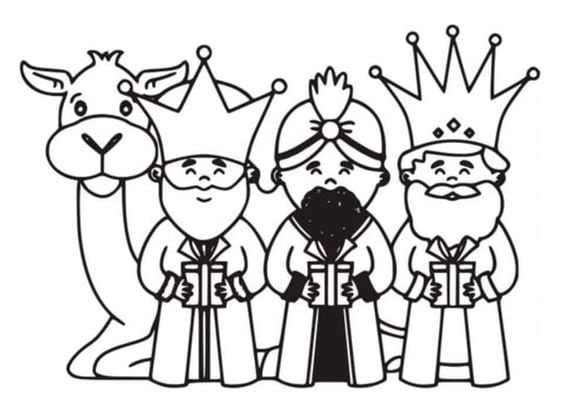 Dibujos de los Reyes Magos