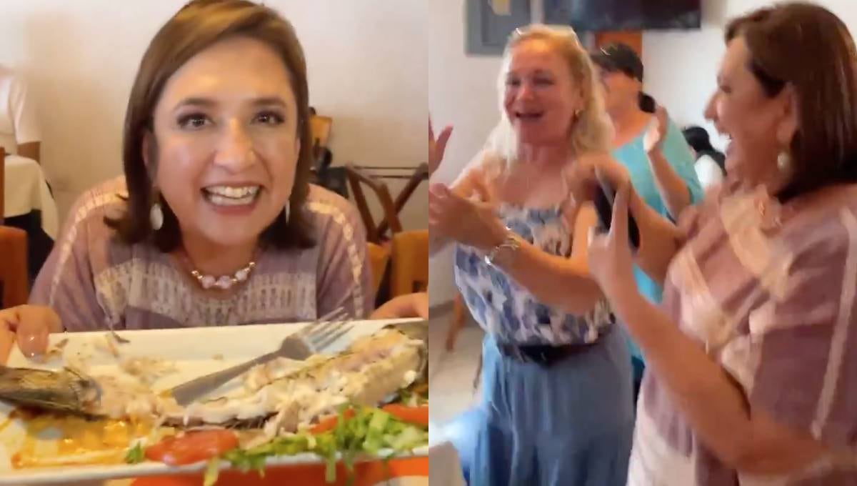 Xóchitl Gálvez pasó a echarse “un peje” en Tabasco