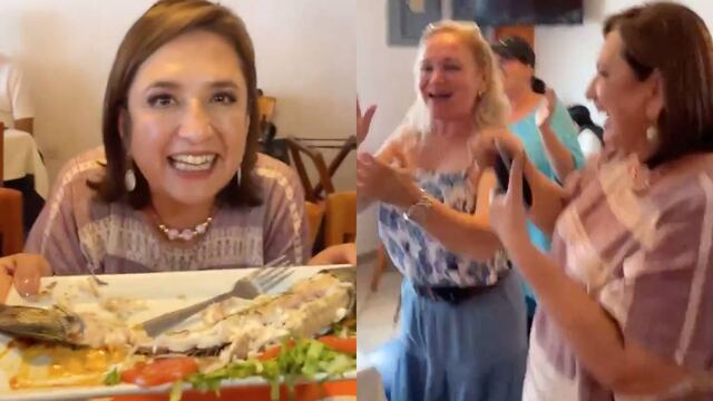 Xóchitl Gálvez pasó a echarse “un peje” en Tabasco