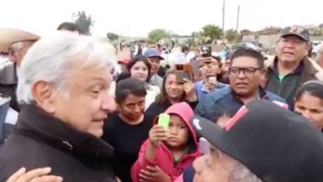 AMLO en San Quintín.