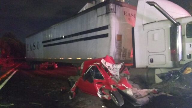 Accidente de tráiler en Santa Fe en 2018