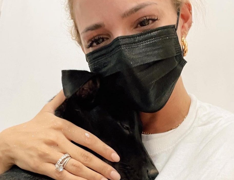 Mariana Rodríguez y 'Panterita'