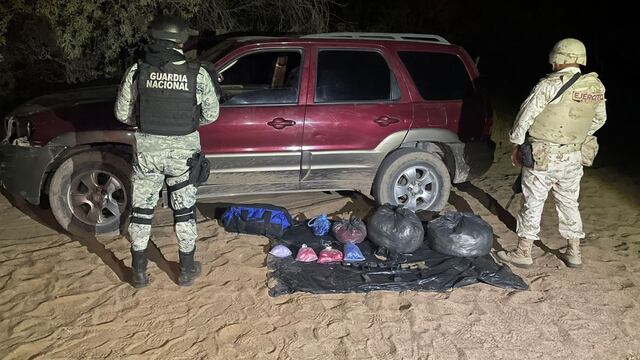 Guardia Nacional decomisa más de 2 mil dosis de droga en Sonora