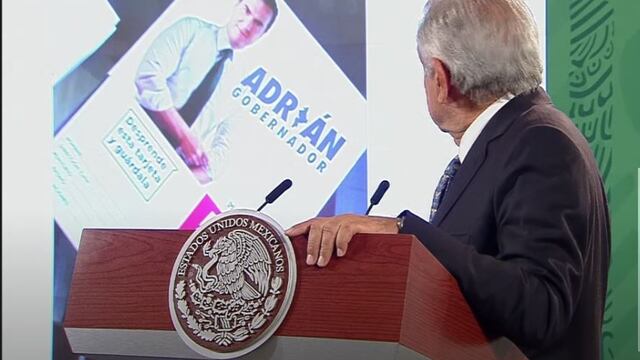 AMLO denuncia tarjeta Mujer Fuerte de Adrián de la Garza