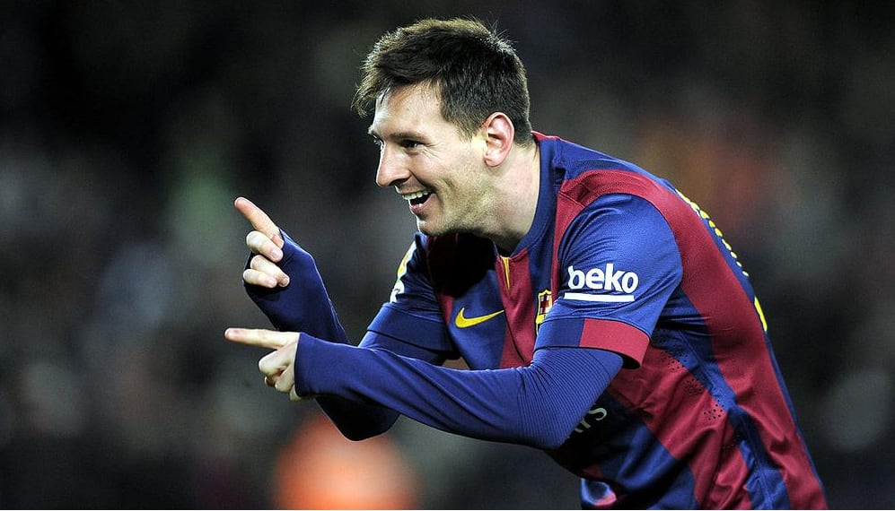 Leo Messi en el Barcelona