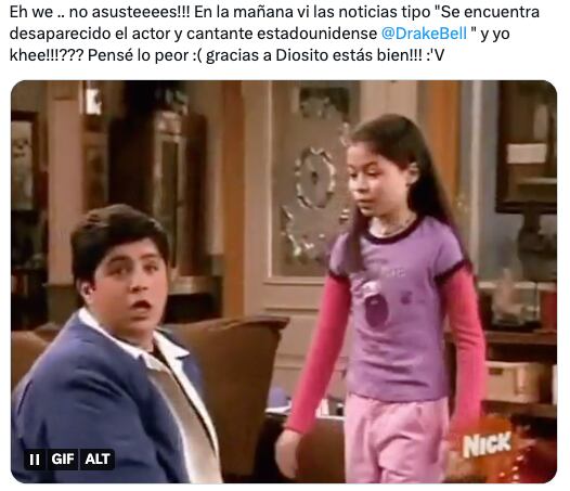Memes de la desaparición Drake Bell, recrean momentos de Drake y Josh
