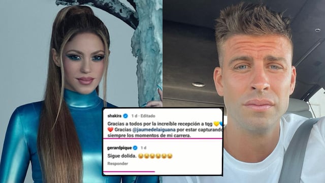Piqué le habría comentado una foto a Shakira.